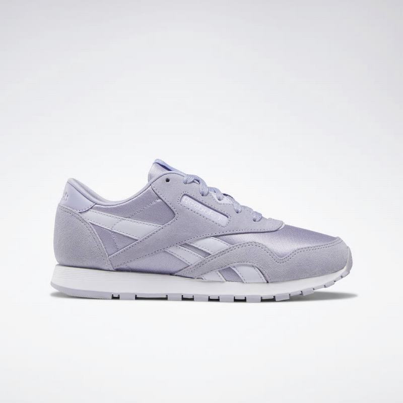 Tenisi Reebok Classic Nylon Fete Lavandă/Albi Romania QE7353BE